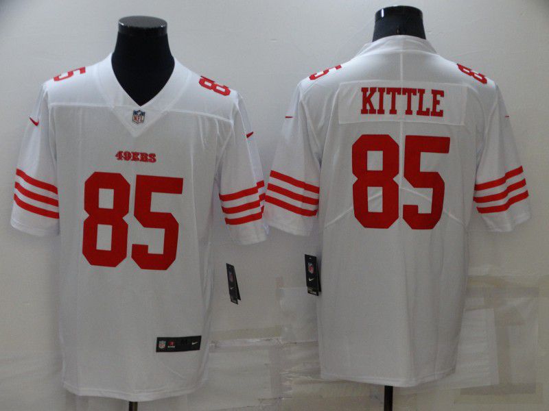 Men San Francisco 49ers 85 Kittle White New 2022 Nike Limited Vapor Untouchable NFL Jersey